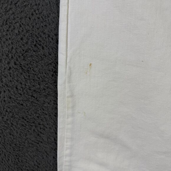 J Crew Jeans Mens 33x32 White 484 Slim Fit Selvedge Denim Button Fly - Picture 8 of 16